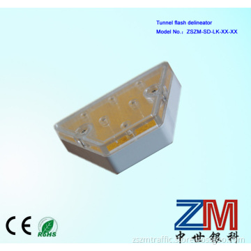 Trapezoid LED wired Tunnel highway delineator